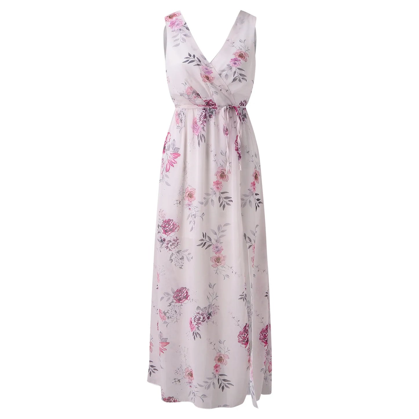 Felicia | Elegant Slit Maxi Dress for Every Occasion