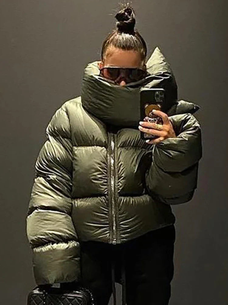 Dolores® | Warm, oversized turtleneck jacket