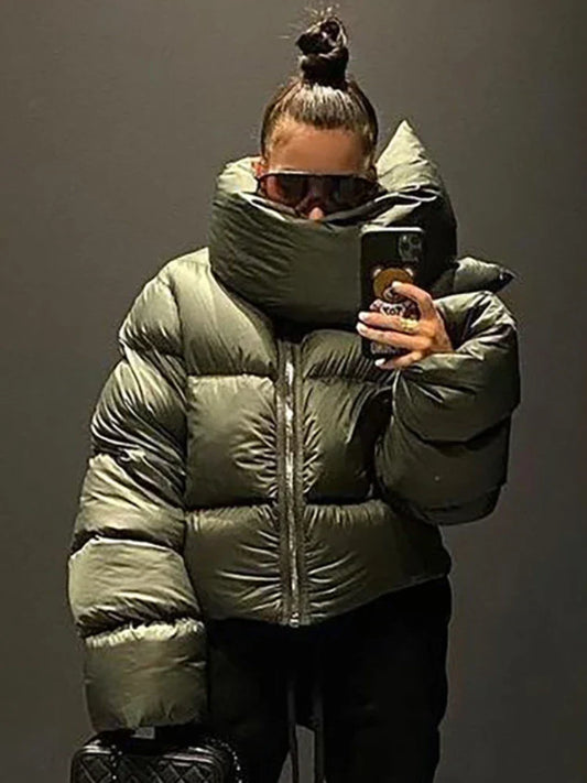 Dolores® | Warm, oversized turtleneck jacket