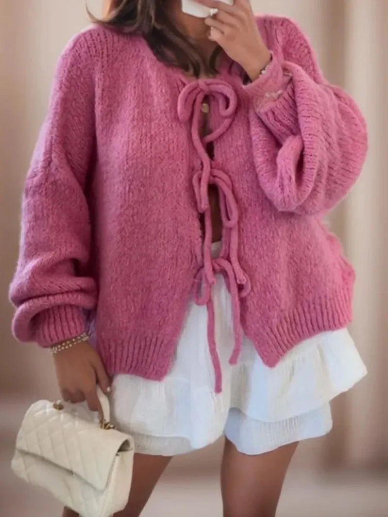 Catalina® | Cardigan with bow details