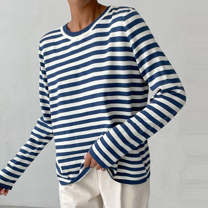 Camila® | Striped long sleeve top