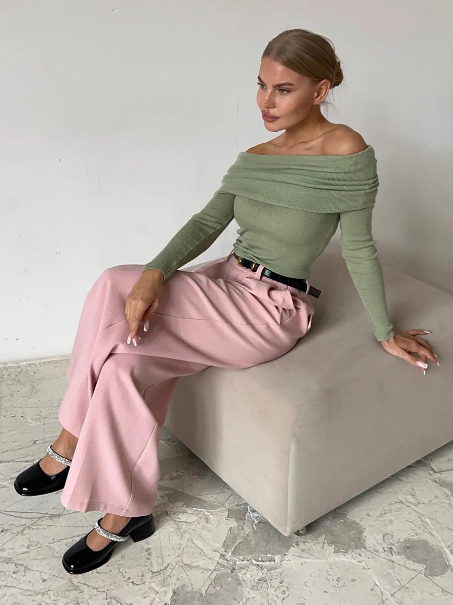 Brenda | Off the shoulder sweater for women
