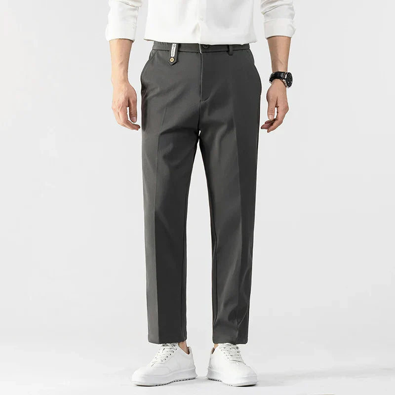 Clinton | Men’s Slim Fit Trousers – Lightweight Fabric – Tailored Cut – Stylish Business Casual