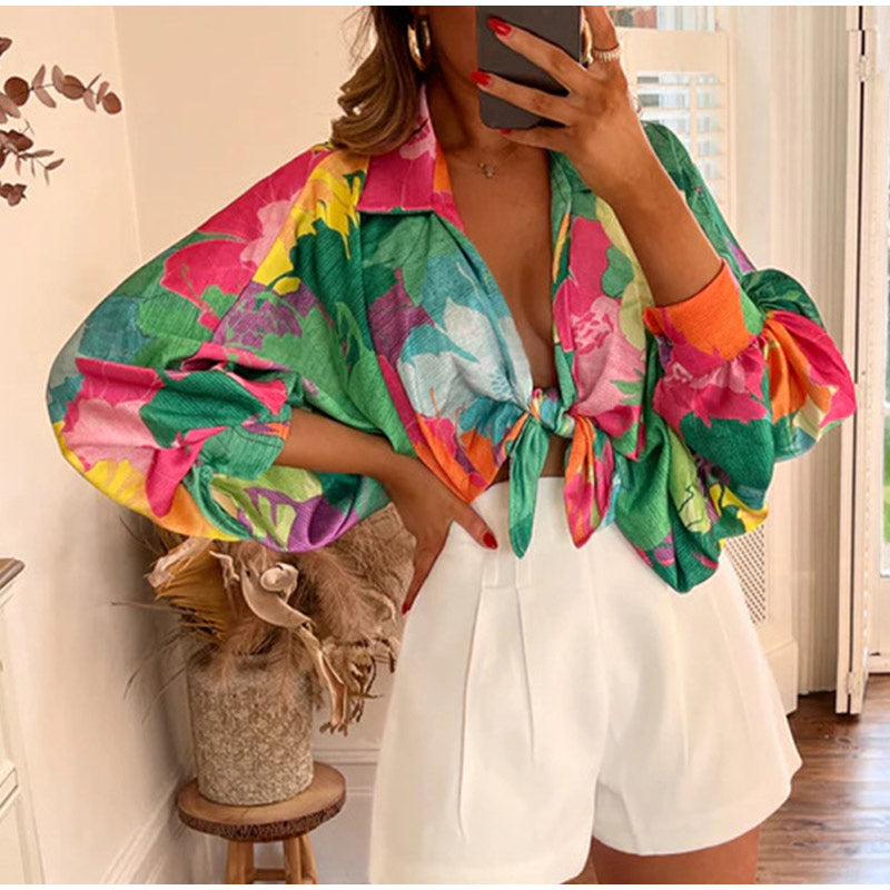 Britten® | Elegant Patchwork Blouses With Print For Women