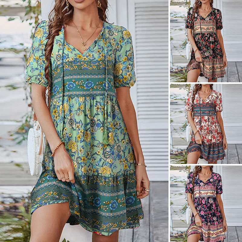 Indigo | Cotton Mini Dress for Summer Comfort
