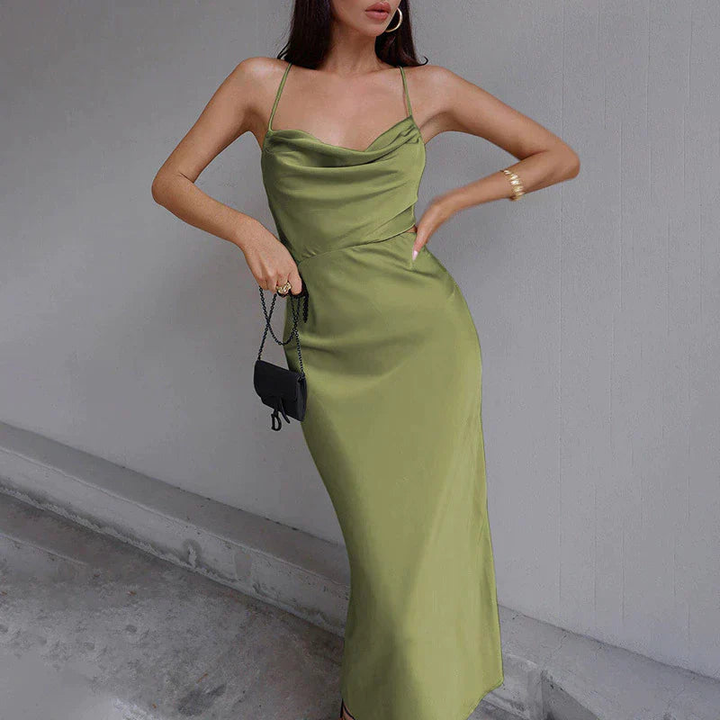 Claire® | Elegant Fashion Midi Dress