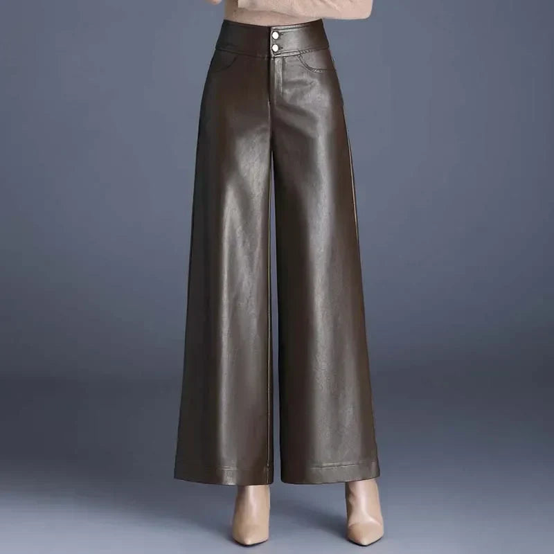 Damaris® | Casual women's trousers with wide legs