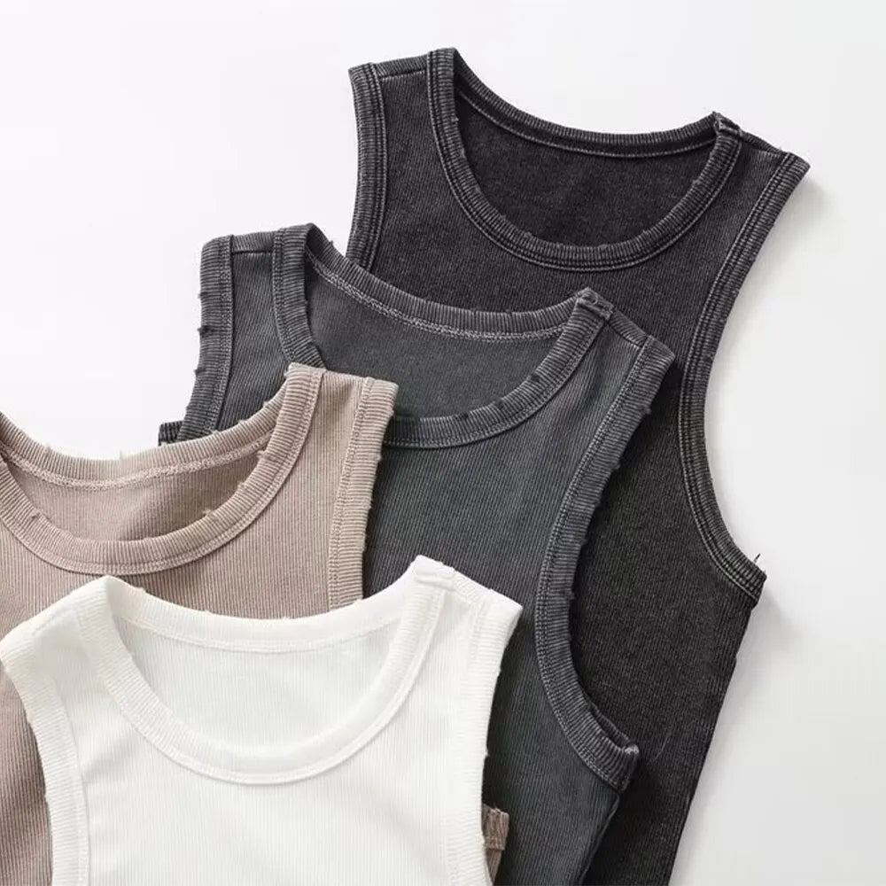 Eleanor® | Vintage ribbed tank top