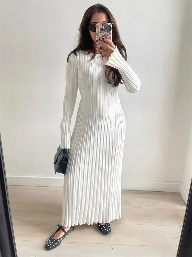 Diana® | Knitted dress with lacing