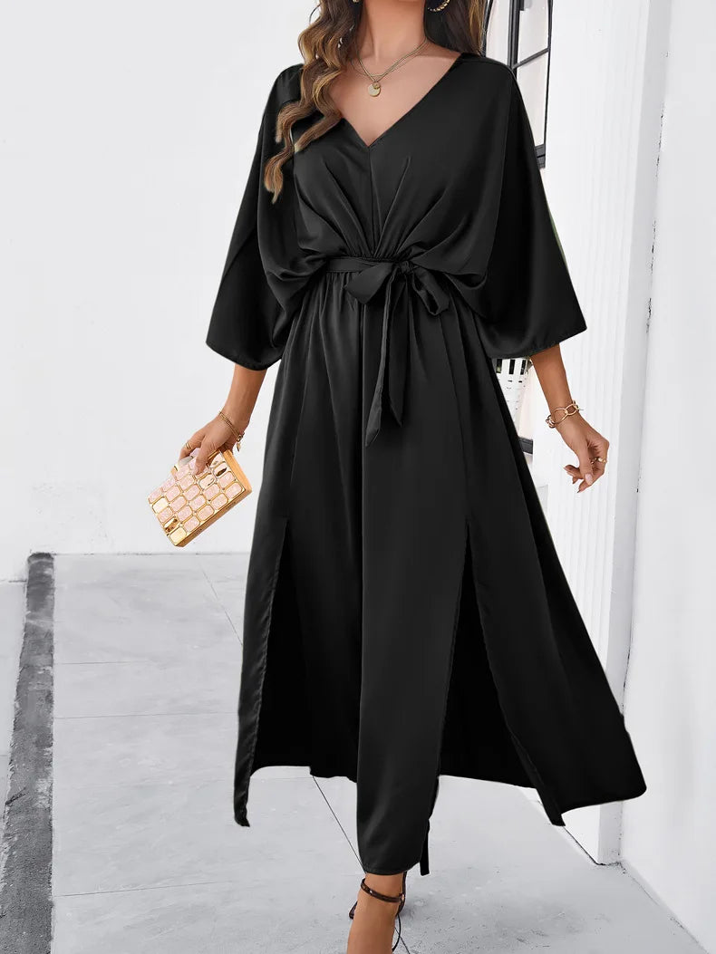 Concordia® | V-Neck Dress In A Loose Fit