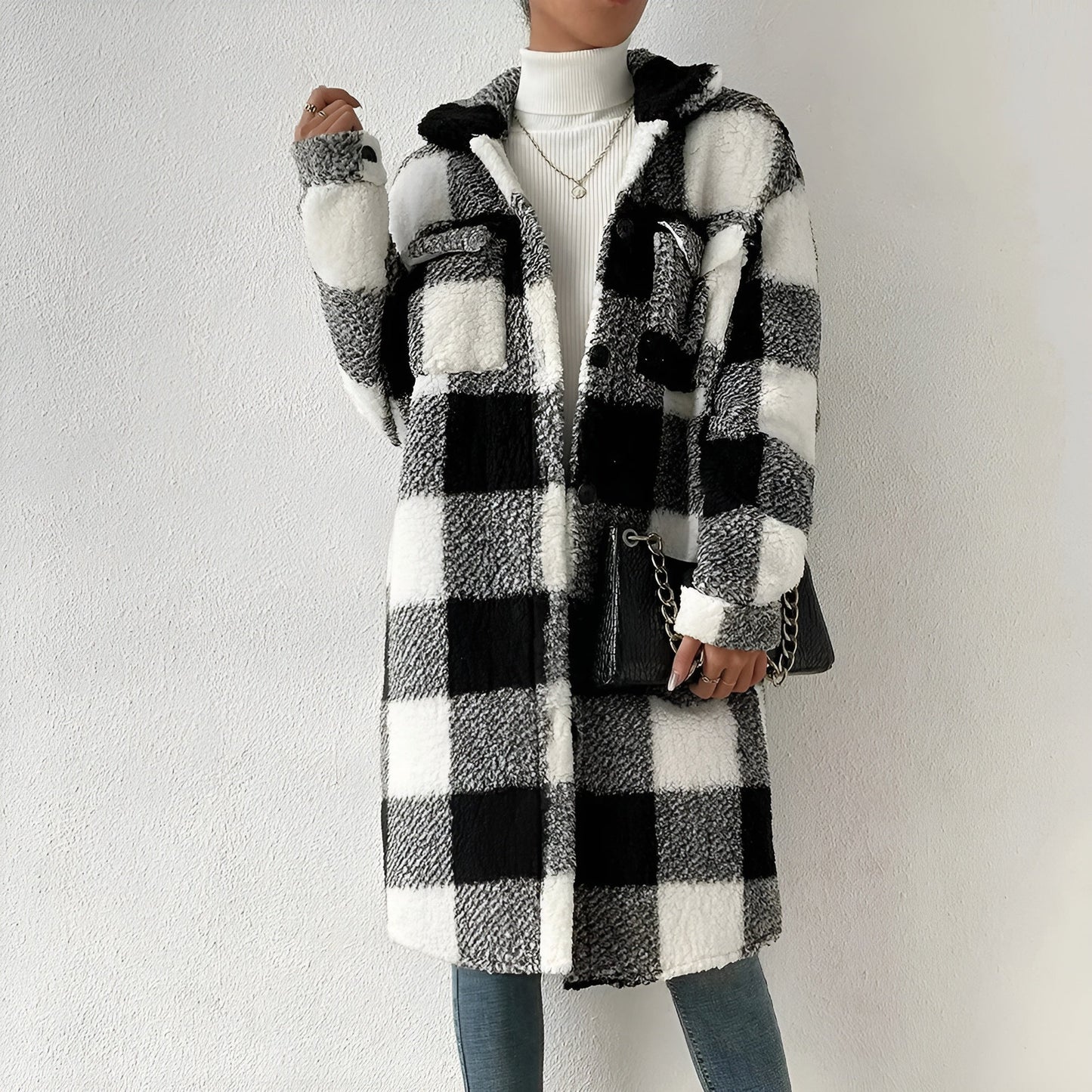 Ariadna® | Long checked coat