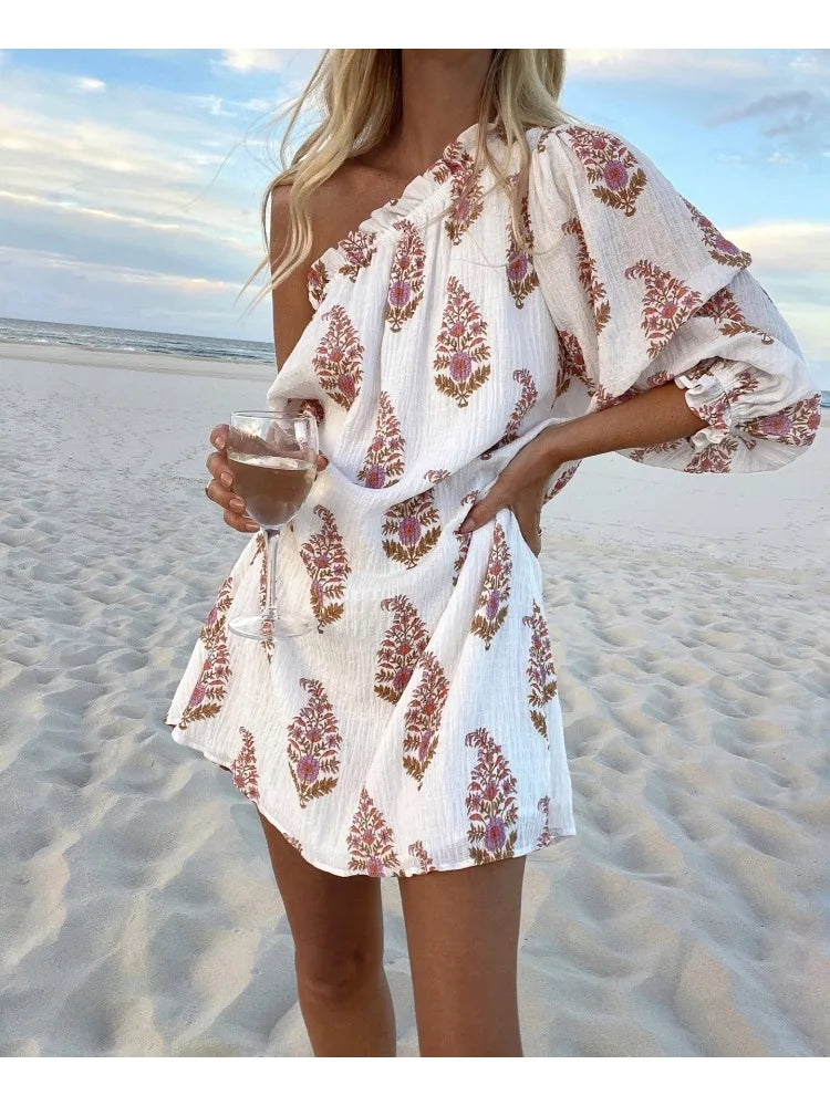 Andrea® | Asymmetrical Mini Dress