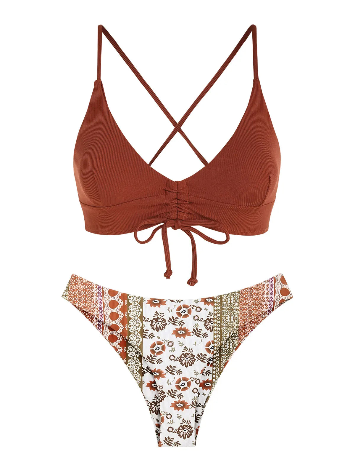 Cristina® | Luxury Print High Waist Summer