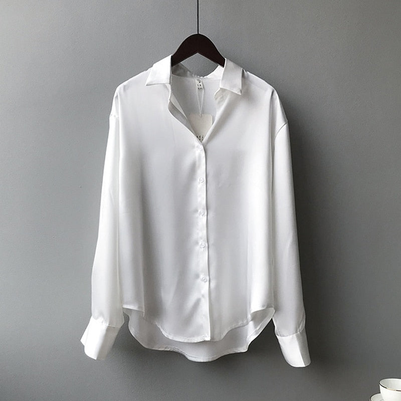 Bucek® | Women'S Clothing Silk Shirt Vintage Blouse