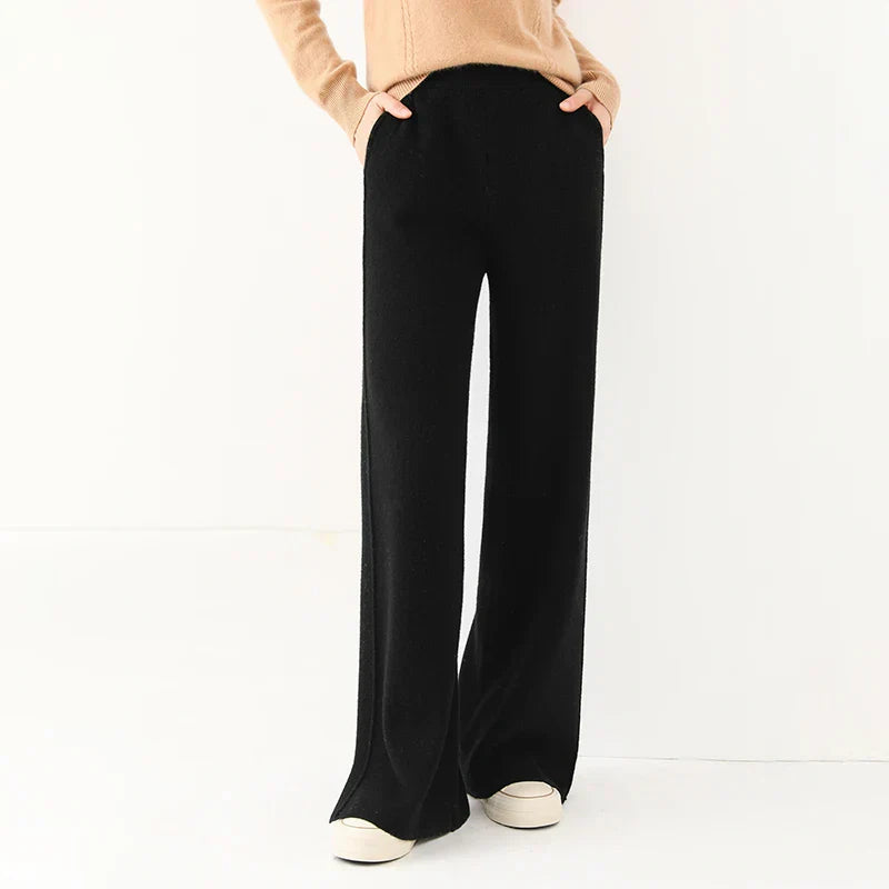 Desdemona® | Trendy knitted wide trousers for women