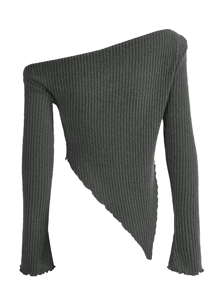 Anna® | Asymmetric ribbed top