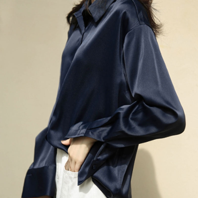 Bucek® | Women'S Clothing Silk Shirt Vintage Blouse