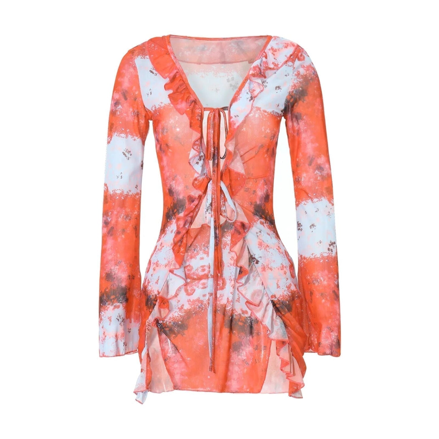 Celeste® | Mini dress with long sleeves for women
