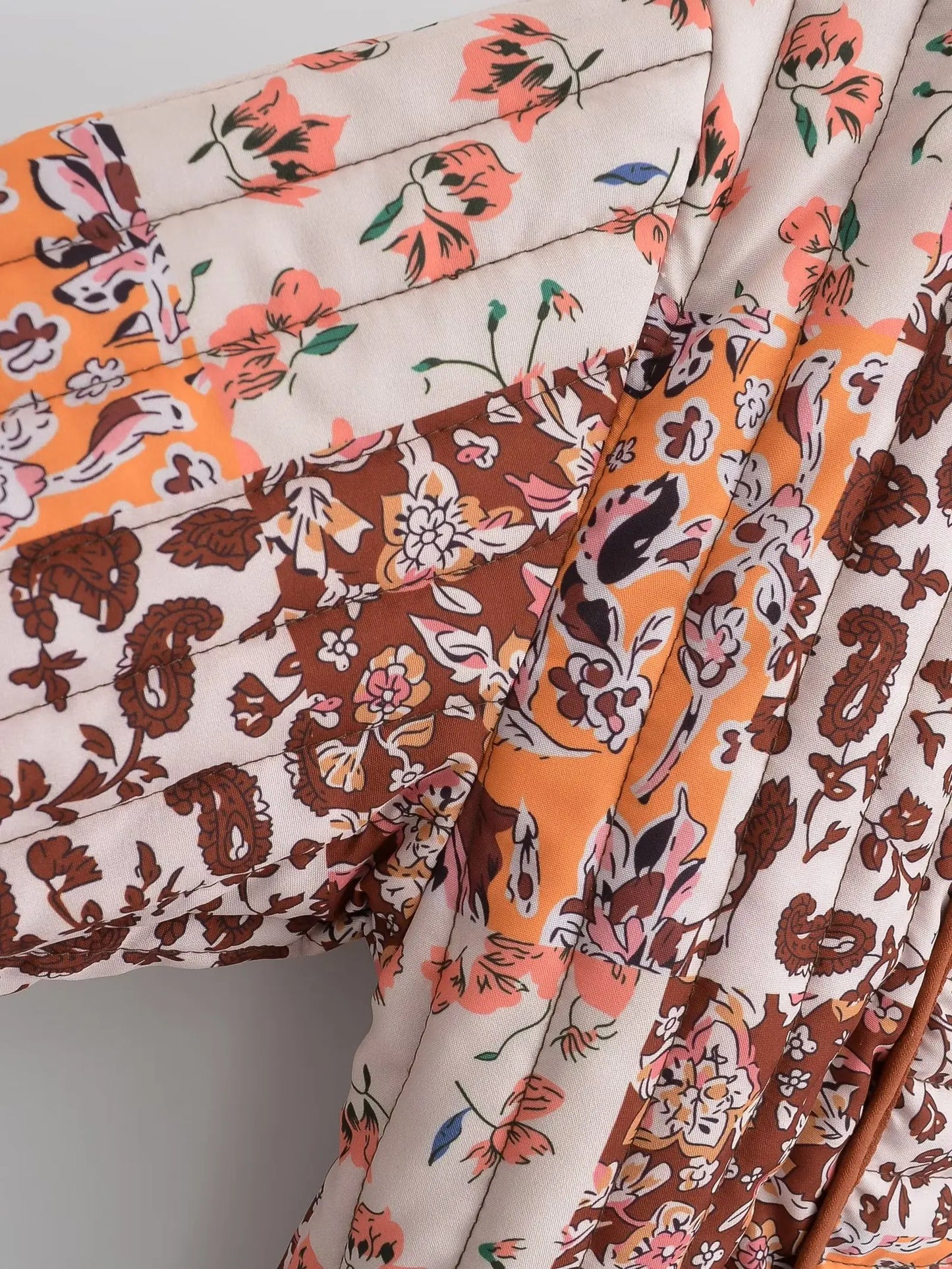 Cesia® | Coat With A Floral Pattern