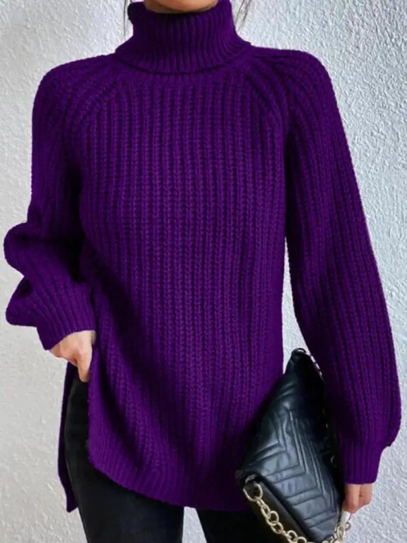 Benita | Warm sweater with belly coverage