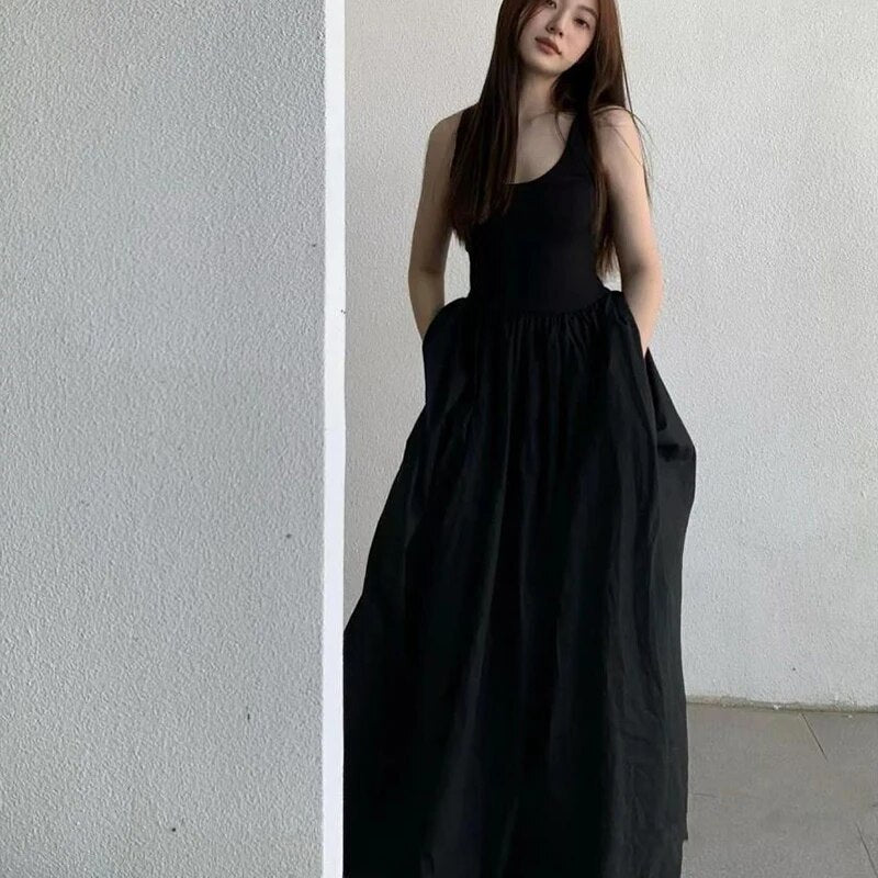 Cintia® | Knee-length dress with high waist for women
