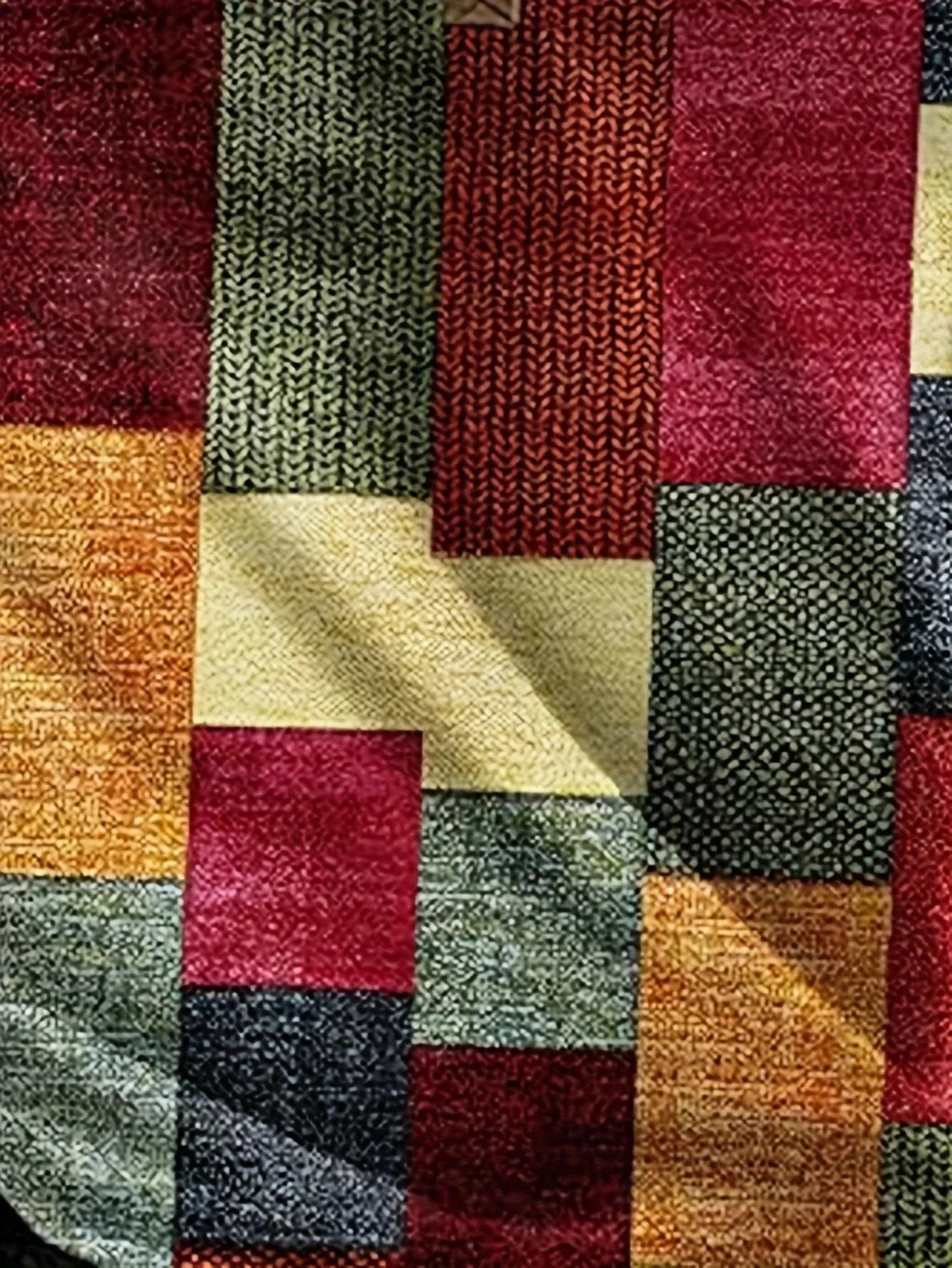 Maron | Stylish Patchwork Henley Shirt