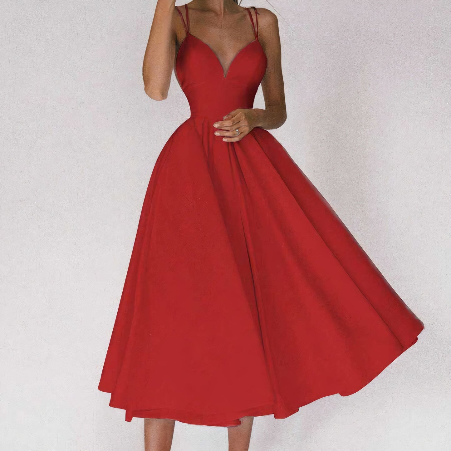 Corina® | Elegant V-Neck Dress