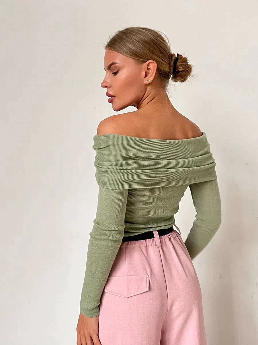 Brenda | Off the shoulder sweater for women