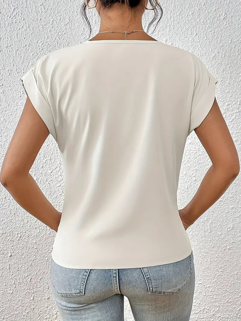 Danielle® | Elegant top with V-neck