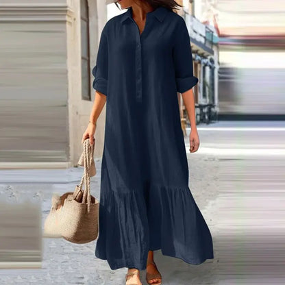 Dominique® | Long summer dress with buttons