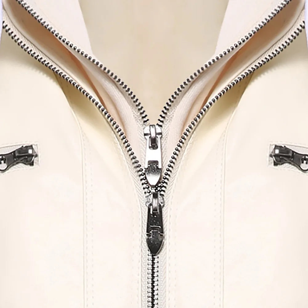Claire® | Elegant leather jacket