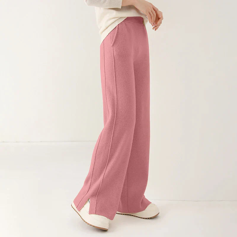 Eira® | Trendy cashmere knit trousers for women