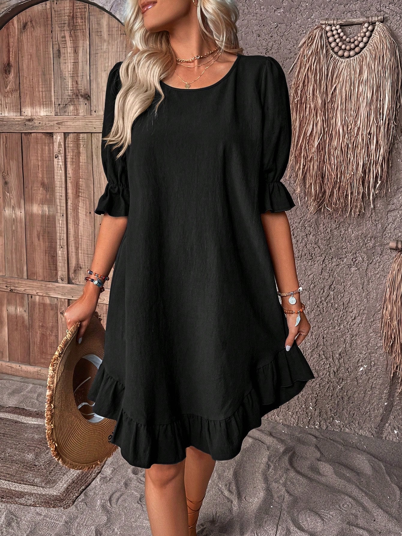 Ambra® | Summer Dress With Ruffles