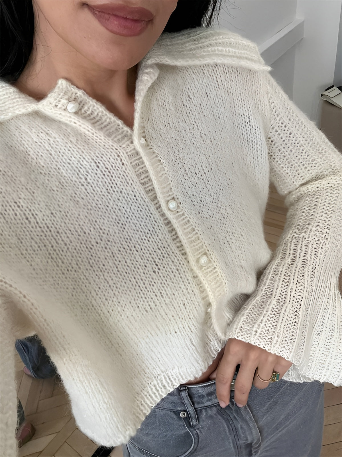 Delia® | Tossy cardigan