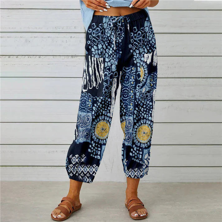 Carmen | Floral Summer Trousers for Effortless Style