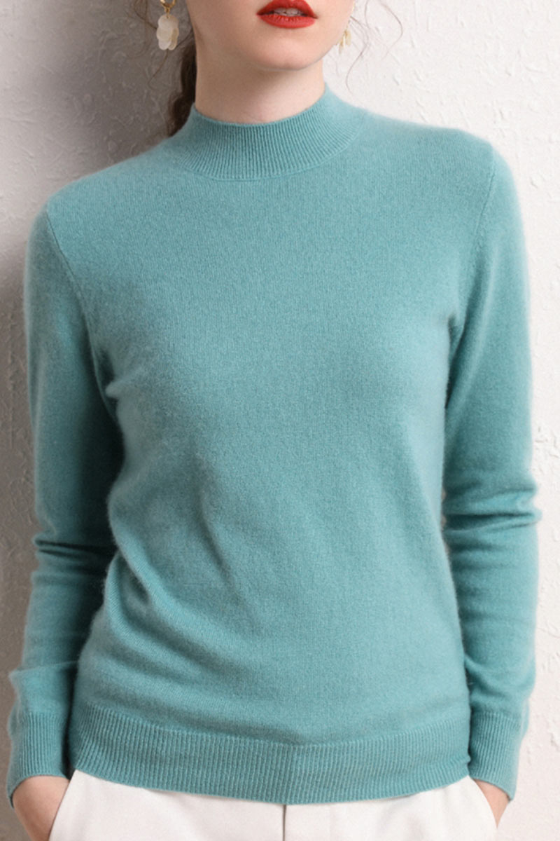 Elena® | Knitted sweater made of solid wool