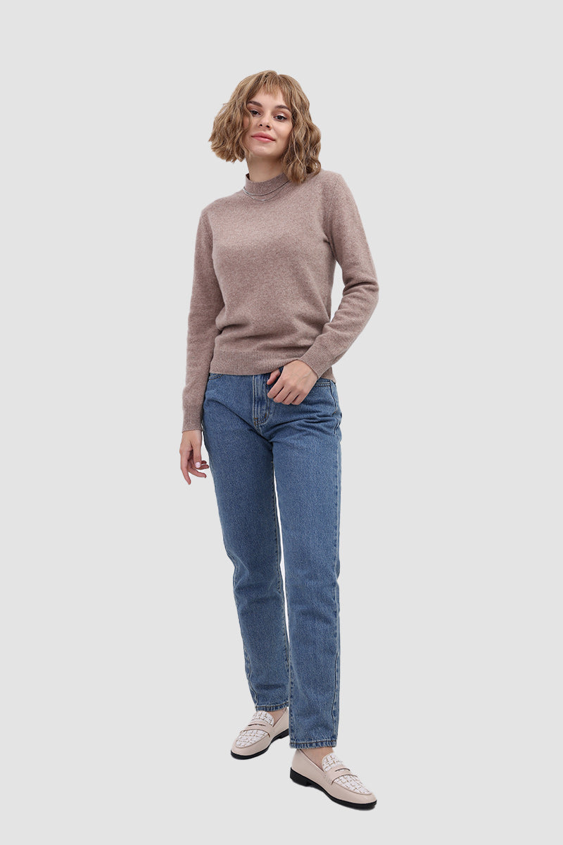 Elena® | Knitted sweater made of solid wool