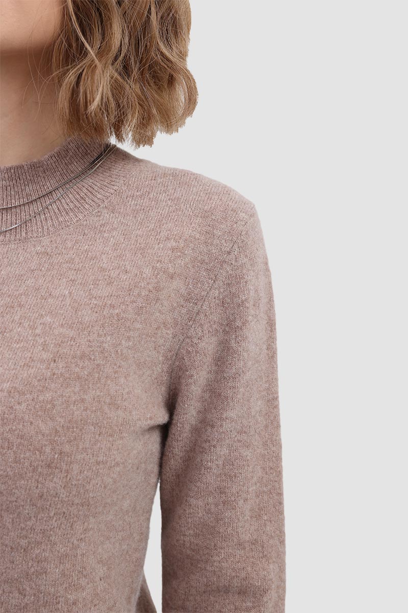 Elena® | Knitted sweater made of solid wool