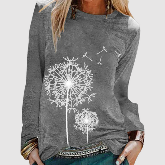 Bronia® | Printed Long Sleeve Casual Blouse For Women