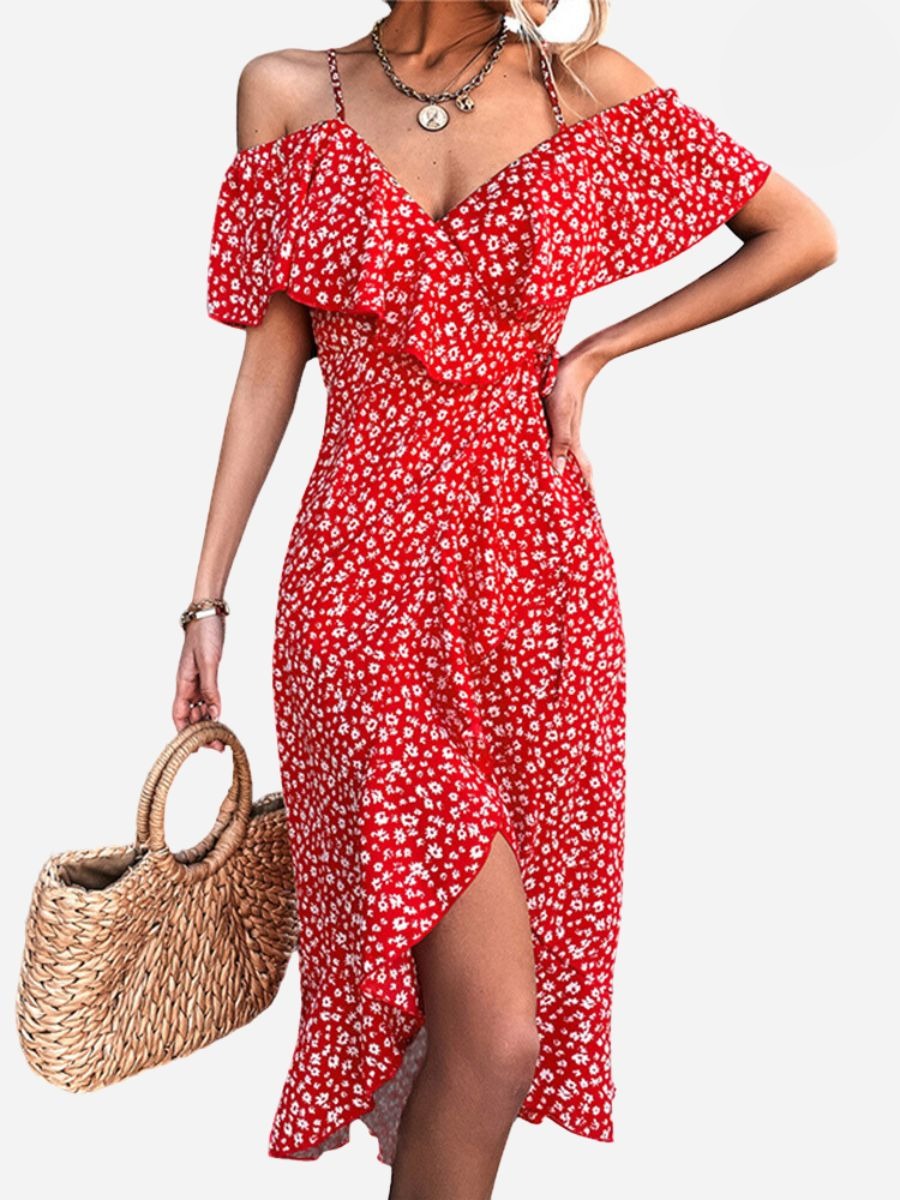 Angelines® | Sexy Strappy Floral Dress