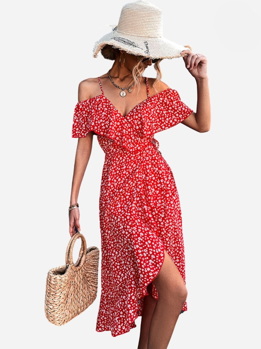 Angelines® | Sexy Strappy Floral Dress