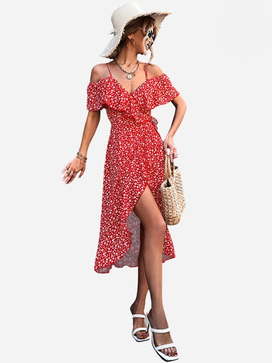Angelines® | Sexy Strappy Floral Dress