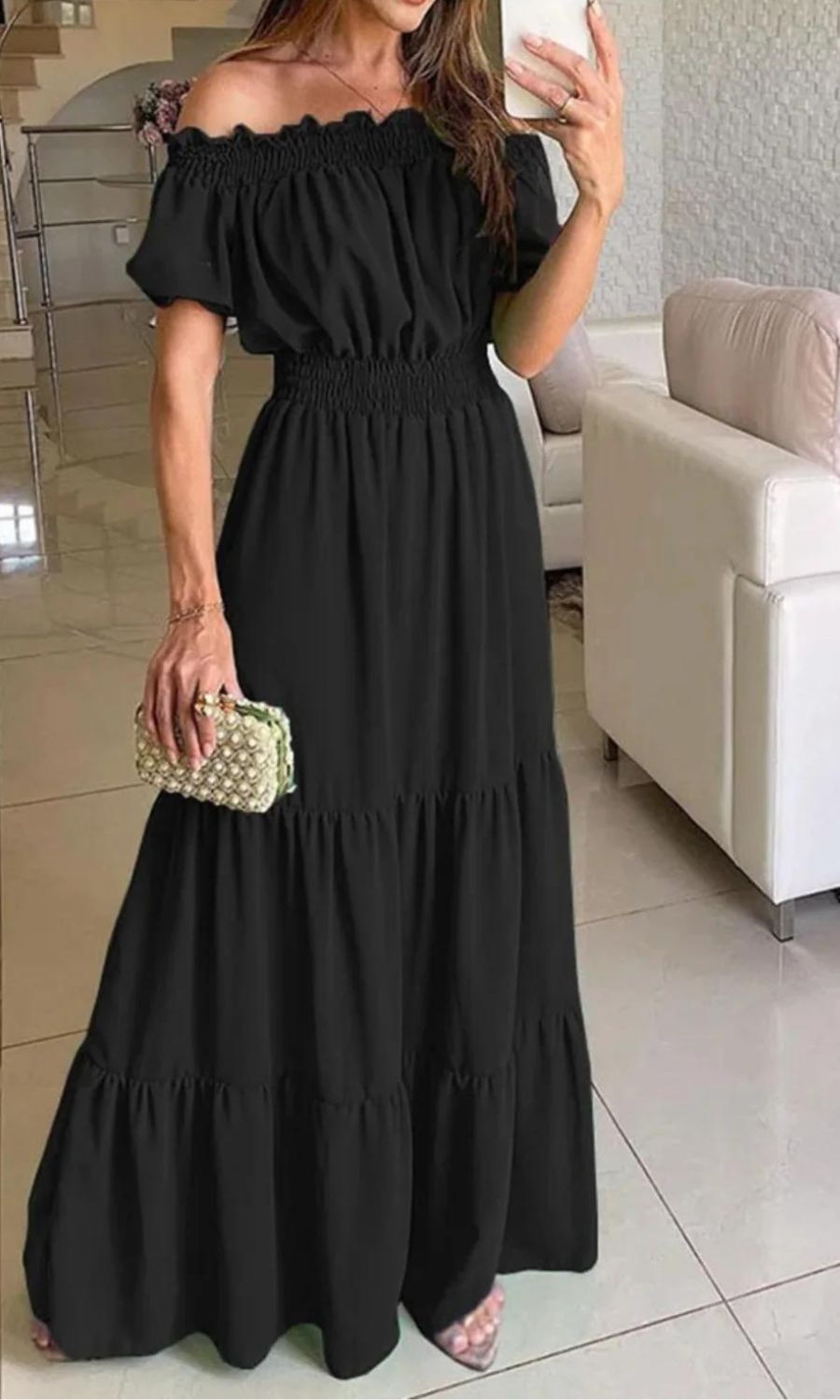 Antonella® | Elegant Elastic Summer Dress