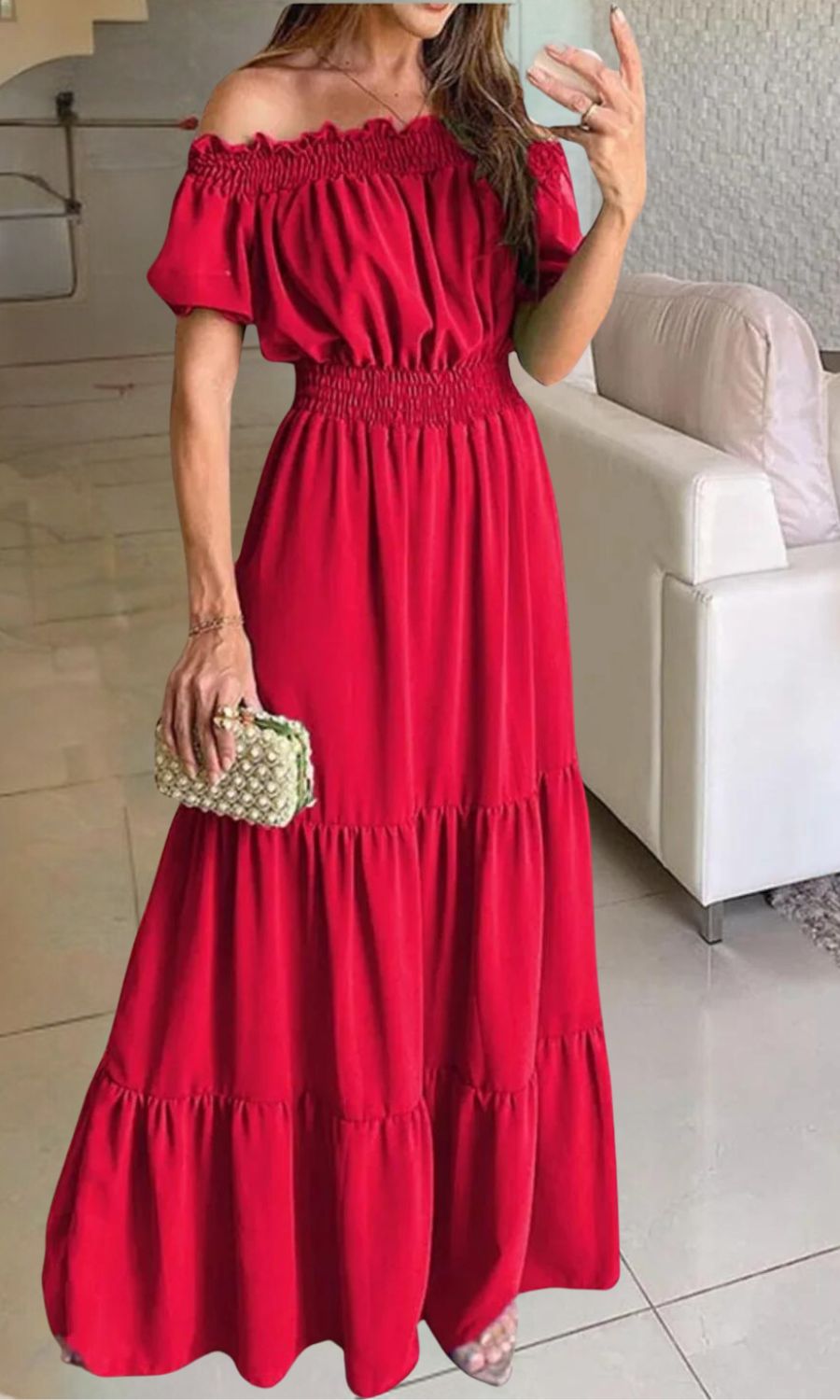 Antonella® | Elegant Elastic Summer Dress