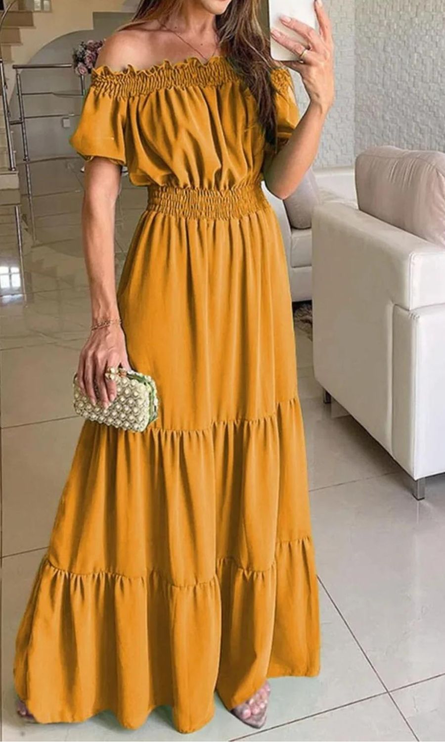 Antonella® | Elegant Elastic Summer Dress