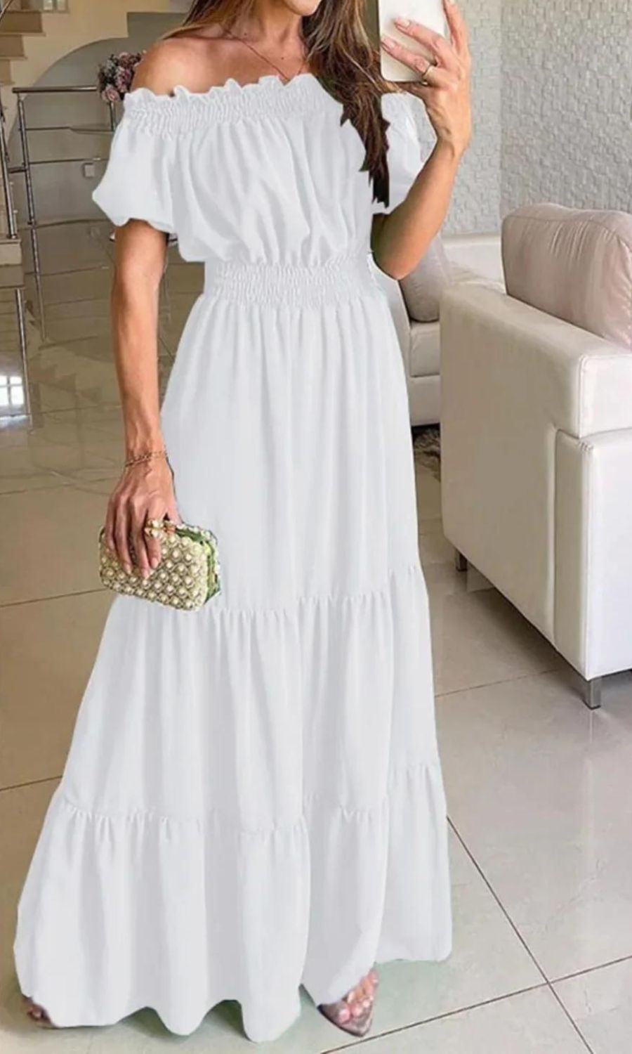 Antonella® | Elegant Elastic Summer Dress