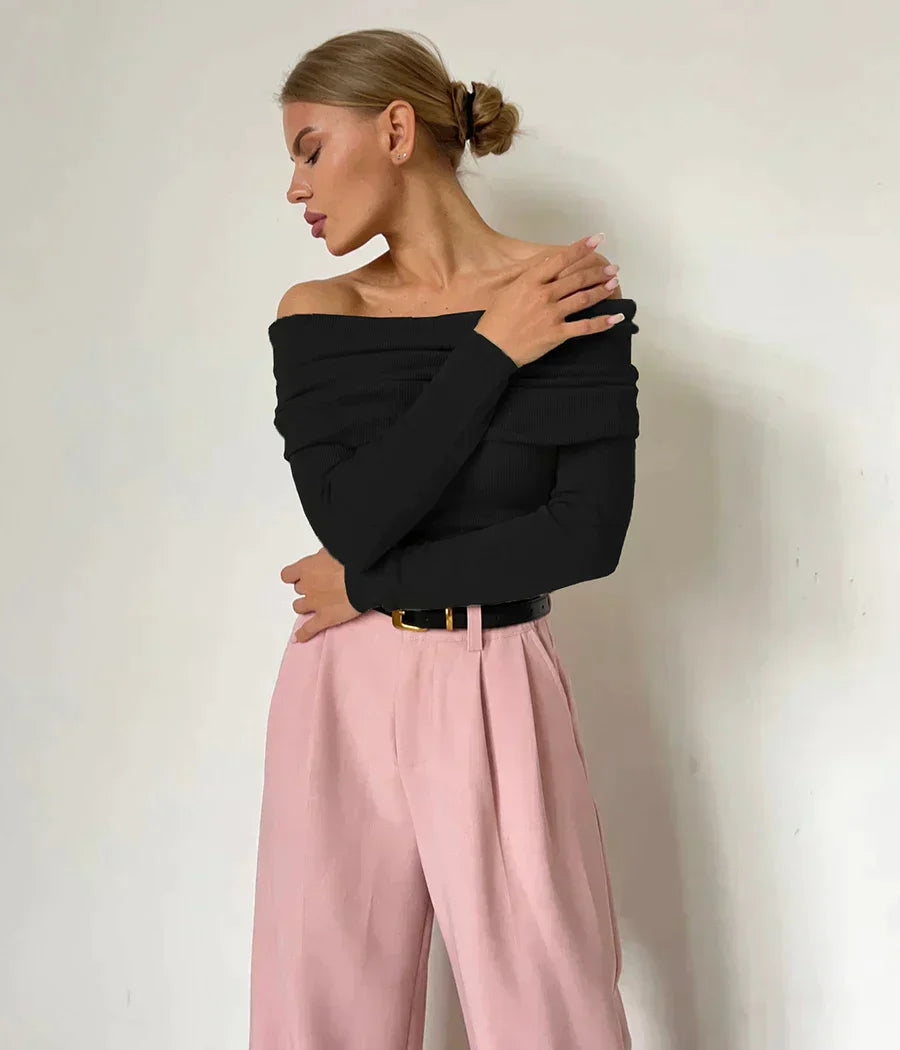 Brenda | Off the shoulder sweater for women