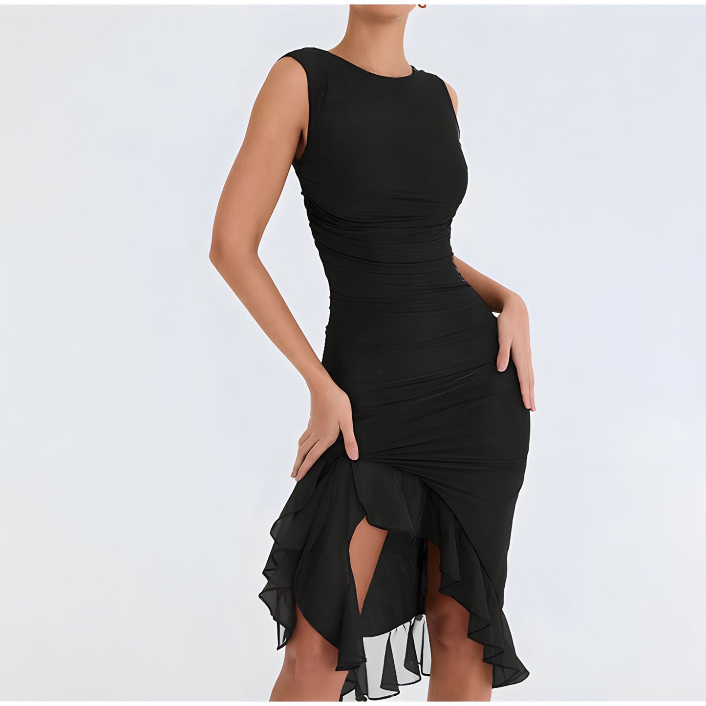 Ariana® | Midi dress with ruffles
