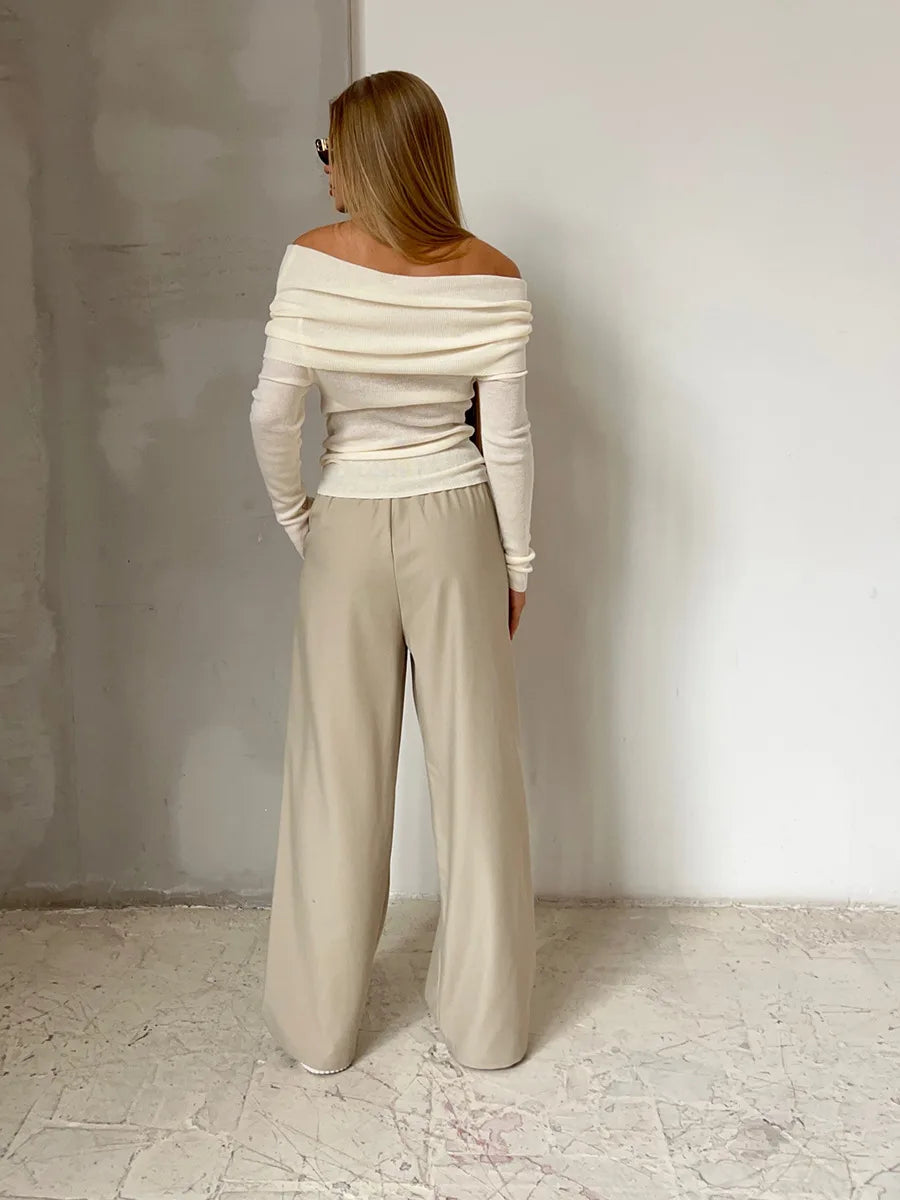 Brenda | Off the shoulder sweater for women