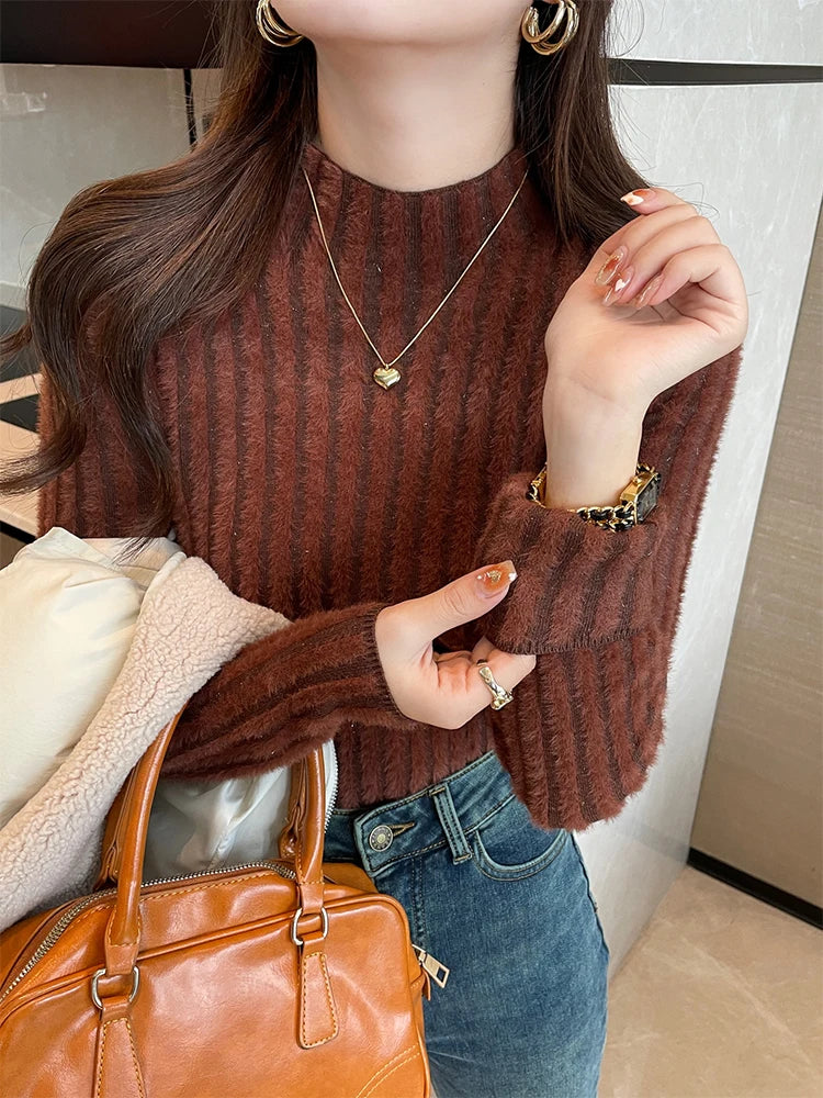 Avelina® | Thick and warm turtleneck sweater for women